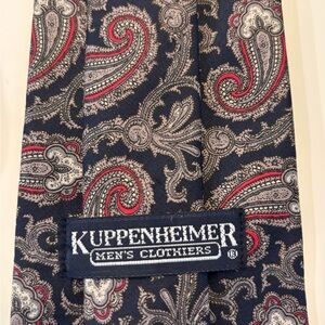 Used Kuppenheimer Men’s Clothier Men's Paisley Tie